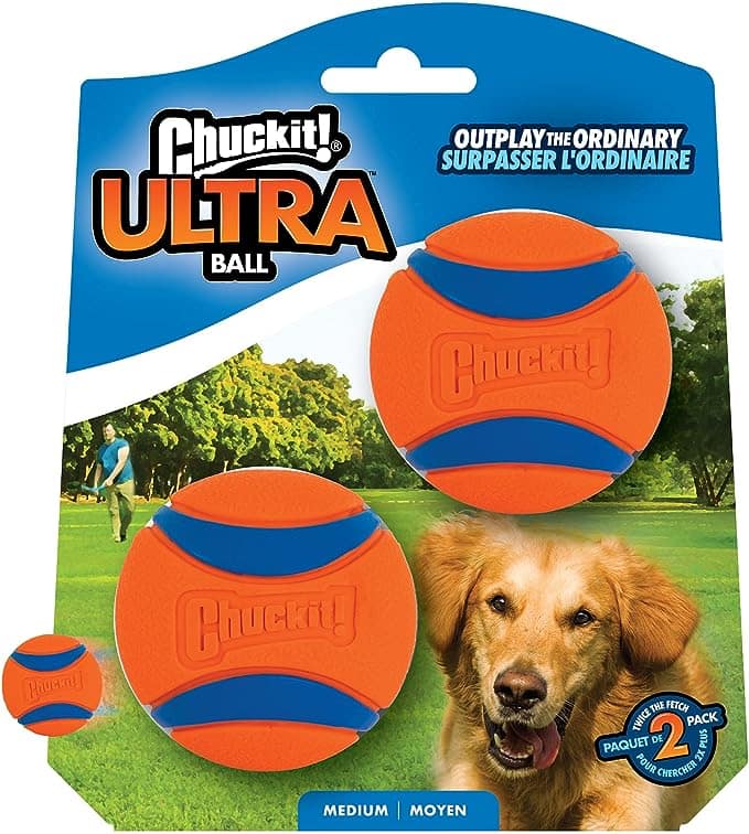 Chuckit Ultra Ball Medium - 2 Pelotas para Perros